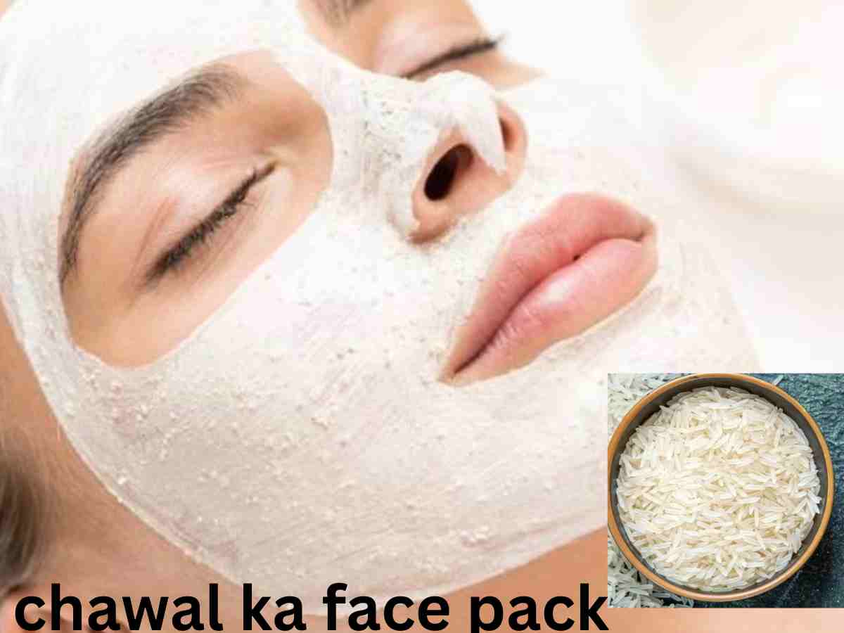 Chawal ka face pack