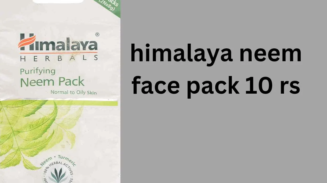 himalaya neem face pack 10 rs